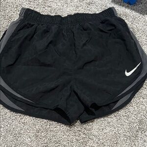 Nike Women's Black Leopard Print Running Shorts
